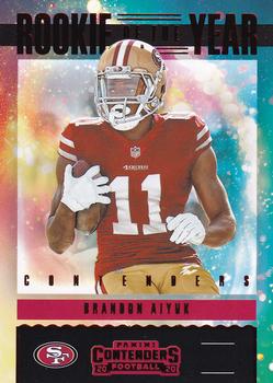 2020 Panini Contenders - Rookie of the Year Contenders Ruby #RY-BA Brandon Aiyuk Front