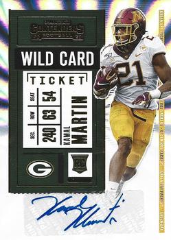 2020 Panini Contenders - Rookie Ticket Wild Card #208 Kamal Martin Front