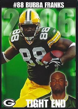 2006 Green Bay Packers Police - Hearthstone Homes, Aronson Recycling Company #18 Bubba Franks Front