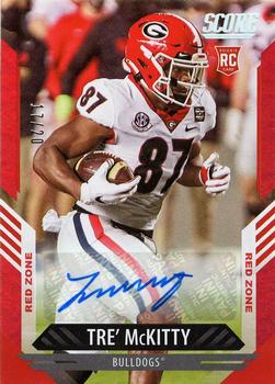 2021 Score - Signatures Red Zone #389 Tre' McKitty Front