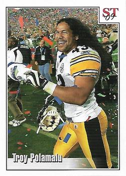 2009 Spotlight Tribute Pittsburgh Steelers Super Bowl XLIII Champions #8 Troy Polamalu Front