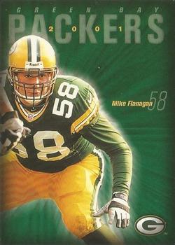 2001 Green Bay Packers Police - Alliant Energy Foundation, AnchorBank & the Madison Police Dept #8 Mike Flanagan Front