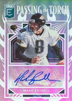 2021 Donruss Elite - Passing the Torch Signatures Singles #PTT-MB Mark Brunell Front