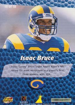1997 Score Hobby Reserve - The New Breed #10 Isaac Bruce Back