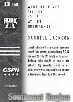 1996 Roox Prep Stars AT/EA/SE - Southeast Region #13 Darrell Jackson Back