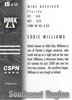 1996 Roox Prep Stars AT/EA/SE - Southeast Region #15 Eddie Williams Back
