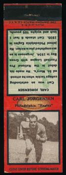 1935 Diamond Matchbook Covers #NNO Carl Jorgenson Front