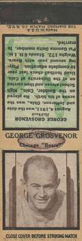 1936 Diamond Matchbook Covers #NNO George Grosvenor Front