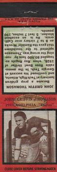 1936 Diamond Matchbook Covers #NNO John Thomason Front