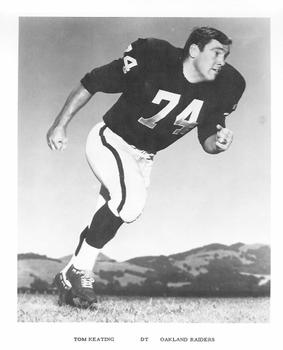 1969 Oakland Raiders #NNO Tom Keating Front
