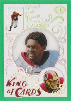 2021 Panini Illusions - King of Cards Emerald #KC-20 Sean Taylor Front