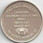 1969 New Orleans Saints Doubloons #NNO Charlie Durkee Back