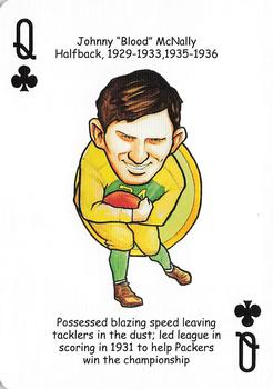 2021 Hero Decks Green Bay Packers Football Heroes Playing Cards #Q♣ Johnny 