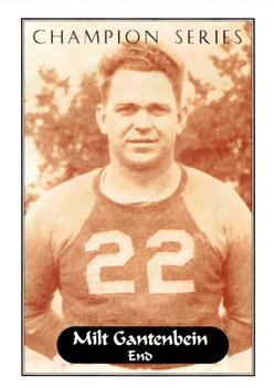 2001 Green Bay Packers 1936 Champion Series #16 Milt Gantenbein Front