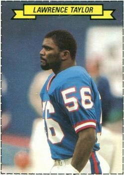 1983 Topps Stickers - NFL All-Pro Box Cards #NNO Lawrence Taylor Front