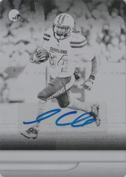 2017 Donruss Certified Cuts - Plates and Patches Printing Plates Black #83 Isaiah Crowell Front
