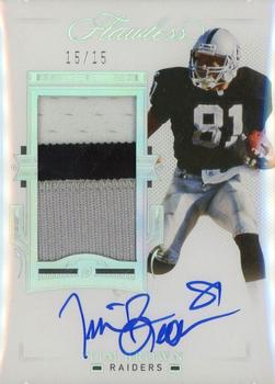 2021 Panini Flawless - Patch Autographs Silver #PA-TBR Tim Brown Front