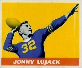1948 Leaf #13 Johnny Lujack Front
