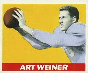 1948 Leaf #58 Art Weiner Front
