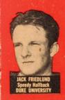 1950 Topps Felt Backs #NNO Jack Friedland Front