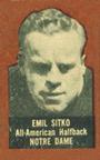 1950 Topps Felt Backs #NNO Emil Sitko Front