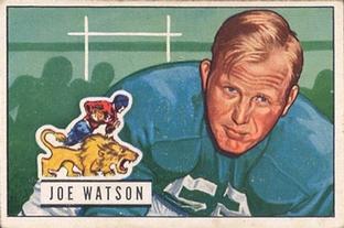 1951 Bowman #133 Joe Watson Front