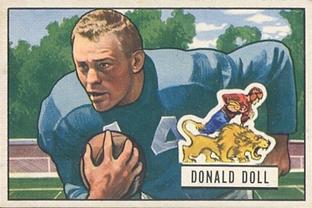 1951 Bowman #61 Donald Doll Front