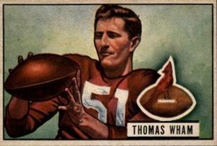 1951 Bowman #64 Thomas Wham Front