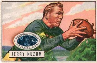 1951 Bowman #129 Jerry Nuzum Front