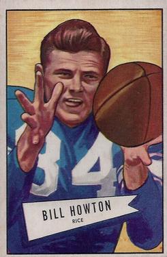 1952 Bowman Large #21 Bill Howton Front