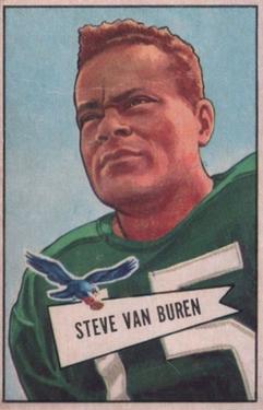 1952 Bowman Large #45 Steve Van Buren Front