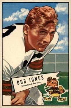 1952 Bowman Large #86 Dub Jones Front