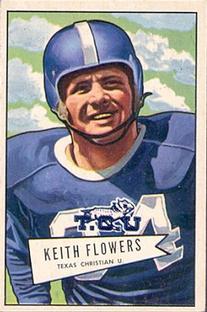 1952 Bowman Small #115 Keith Flowers Front