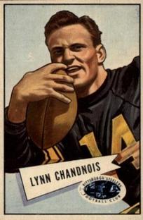 1952 Bowman Small #20 Lynn Chandnois Front