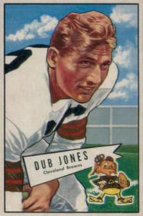 1952 Bowman Small #86 Dub Jones Front