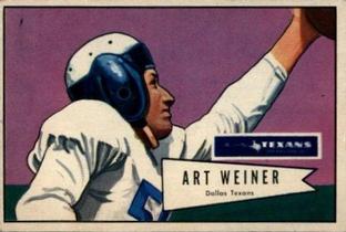 1952 Bowman Small #114 Art Weiner Front