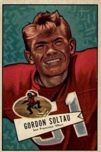 1952 Bowman Small #141 Gordon Soltau Front