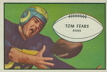 1953 Bowman #36 Tom Fears Front