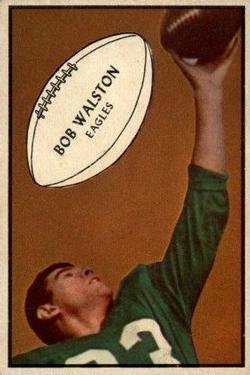 1953 Bowman #79 Bobby Walston Front