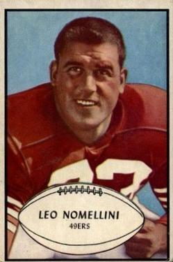 1953 Bowman #88 Leo Nomellini Front