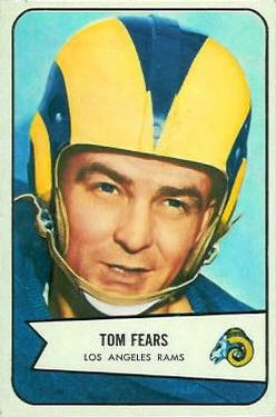 1954 Bowman #20 Tom Fears Front