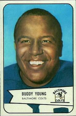 1954 Bowman #38 Buddy Young Front