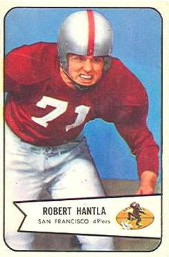 1954 Bowman #66 Bob Hantla Front