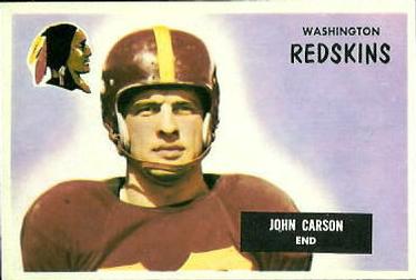 1955 Bowman #22 John Carson Front