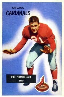 1955 Bowman #52 Pat Summerall Front