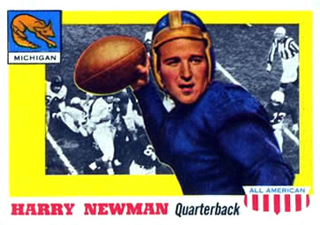 1955 Topps All-American #62 Harry Newman Front