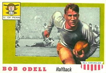 1955 Topps All-American #91 Bob Odell Front