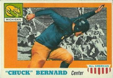 1955 Topps All-American #94 Chuck Bernard Front