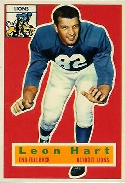 1956 Topps #104 Leon Hart Front