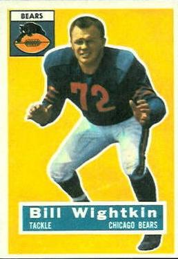 1956 Topps #107 Bill Wightkin Front